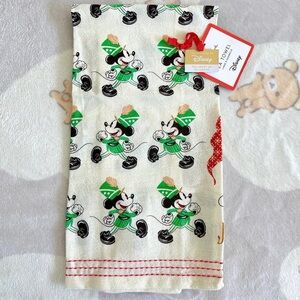NEW Disney x Hallmart Tea Towel Mickey Mouse Christmas Soldiers Jolly & Joyful